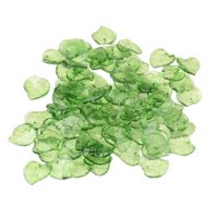 Ioensy - 100 Uds Colgantes De Hoja Verde Claro Collar Hoja Abalorios Decoración Del Hogar