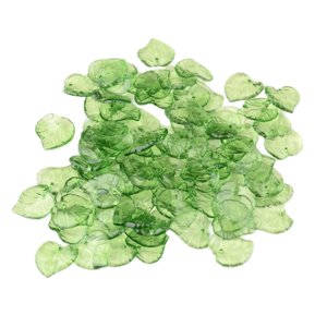 Ioensy - 100 Uds Colgantes De Hoja Verde Claro Collar Hoja Abalorios Decoración Del Hogar