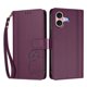 thumbnail image 3 of Funda Cartera Trébol para iPhone 16 con Ranuras Tarjetas y Carga Inalámbrica Violeta, 3 of 6