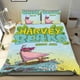 thumbnail image 1 of Harvey Beaks Conjunto de sábanas temático, trío de piezas, cómodo y amigable con la piel, diseño único, regalo de decoración para el hogar para familiares, amigos y fans,135cm *200cm, 1 of 6