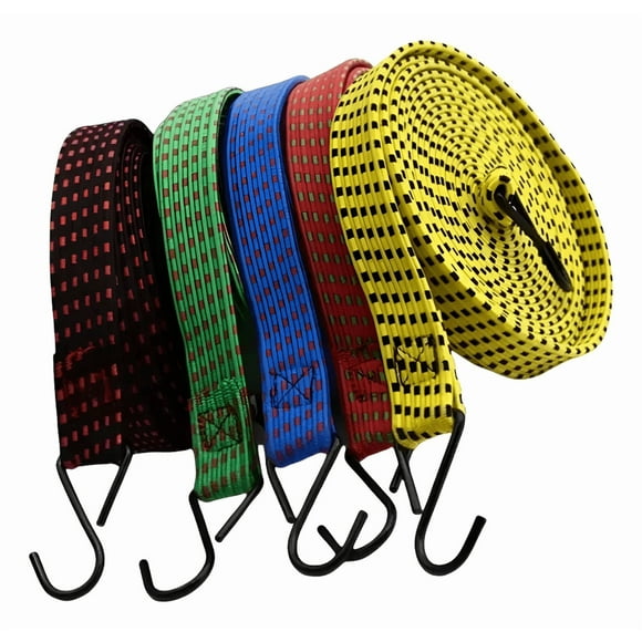Tensores Elasticos Gancho Pulpos Cuerdas Amarrar 8pcs Pretul
