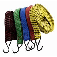 Genérico - Set 6 Cuerdas Elásticas 2Mts Eslinga Amarre Pulpo Surtidos