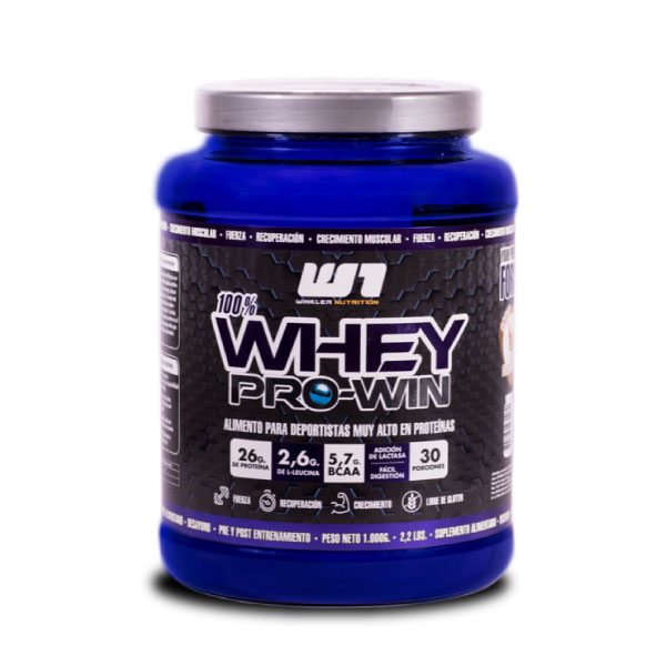 Proteína Whey Pro Win Dulce De Leche 1 Kg. Winkler Nutrition