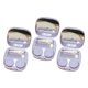 thumbnail image 4 of Paquete De 3 Estuches Compactos Para Lentes De Contacto Con Espejo Durable Conveniente Peque?o Púrpura, 4 of 5