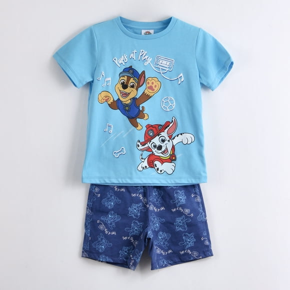 Pijama Manga Corta Niño Paw Patrol Pups And Play Celeste