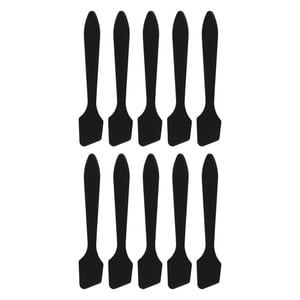 Magideal - 10 Piezas Barbacoa Multiusos Portátil Aplicar Pasta Térmica Maquillaje Profesional Utensilio De Cocina Herramienta Durable Negro Silicona