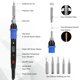 thumbnail image 2 of Kit de soldador Q-MING 80 W 110 V LCD digital 180-480 °C, 2 of 6