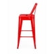thumbnail image 4 of Silla Alta de Bar Tolix Metálica Roja con Espaldar Desmontable | Diseño Industrial | LORE, 4 of 6