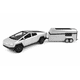 thumbnail image 1 of Auto de Juguete Camioneta Futurista con Remolque Casa Rodante Escala 1:16 BM, 1 of 3
