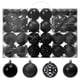 thumbnail image 1 of 100 bolas navideñas para árbol de Navidad, delicado juego de adornos navideños artesanales de plástico irrompible para Año Nuevo, fiestas de bodas y otras festividades., 1 of 5