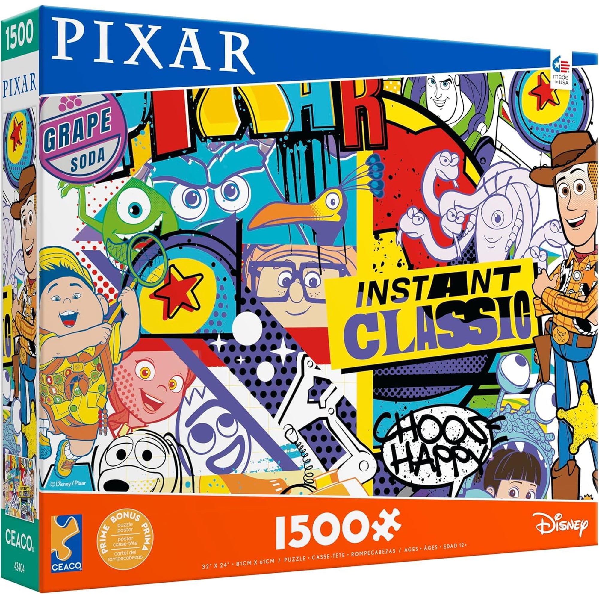 Rompecabezas Ceaco Disney Pixar Graffiti 1500 Piezas