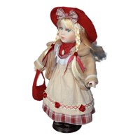 Magideal - Muñeca De Coleccionable, Muñeca De Cerámica, Decoración De Escritorio, Modelo De Decoración Del Hogar Para Niños Y Adultos, Hecha A Mano Con