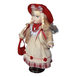 Magideal - Muñeca De Coleccionable, Muñeca De Cerámica, Decoración De Escritorio, Modelo De Decoración Del Hogar Para Niños Y Adultos, Hecha A Mano Con