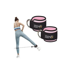 Mundofit - Par Tobillera Para Gimnasio Gym Polea Pesas Gluteos Pierna