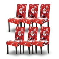 Rouss - Pack De 6 Fundas Para Sillas De Navidad N04