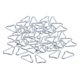 thumbnail image 1 of Paquete De 50 Anillos Triangulares De Metal Con Bucle De Hebilla Para Reparación De Piezas De Colchoneta De Trampolín, 1 of 5