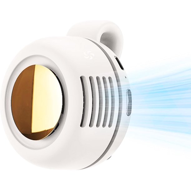 Ventilador pequeño torbellino cintura 2 pack 360° rotación clip portátil 3 velocidades silencioso