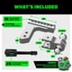thumbnail image 5 of Trailer Hitch Rhino USA, receptor ajustable de 2 pulgadas, plateado, 5 of 8