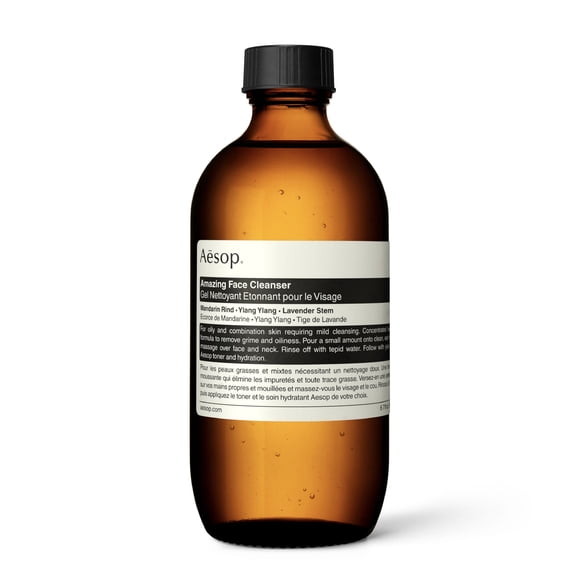 Limpiador Aesop Amazing Face que no reseca con cáscara de mandarina, 200 ml