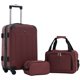 thumbnail image 1 of Cuchilla giratoria extensible Luggage Travelers Club Chicago con superficie rígida, 1 of 9