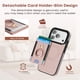 thumbnail image 3 of Funda DREAMME para iPhone 17 Pro tipo billetera con MagSafe y bloqueo RFID, 3 of 9