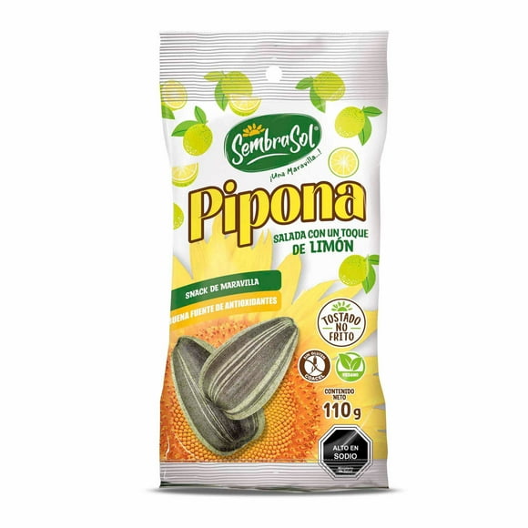 Snack de Maravilla Pipona Tostada Limón, 110 g