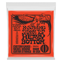 Cuerdas Guitarra Eléctrica De 8 Heavy Bottom Ernie Ball 9-80 2624