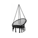 thumbnail image 1 of Hamaca silla colgante redonda interior exterior macramé negro, 1 of 3