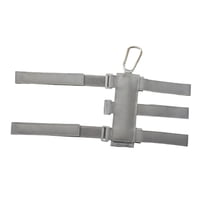 Magideal - Accesorio De Montaje De Portátil Con Hebilla Fuerte, Barra De Sonido, Soporte Fijo Para Botella, Correa De Para Carrito Para Golf Mtb, Gris 2 Correas