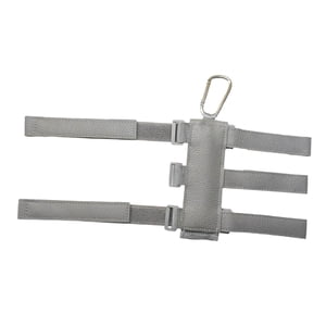 Magideal - Accesorio De Montaje De Portátil Con Hebilla Fuerte, Barra De Sonido, Soporte Fijo Para Botella, Correa De Para Carrito Para Golf Mtb, Gris 2 Correas