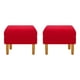 thumbnail image 1 of Set Pouf Sky 1c Felpa 04 Rojo, 1 of 4