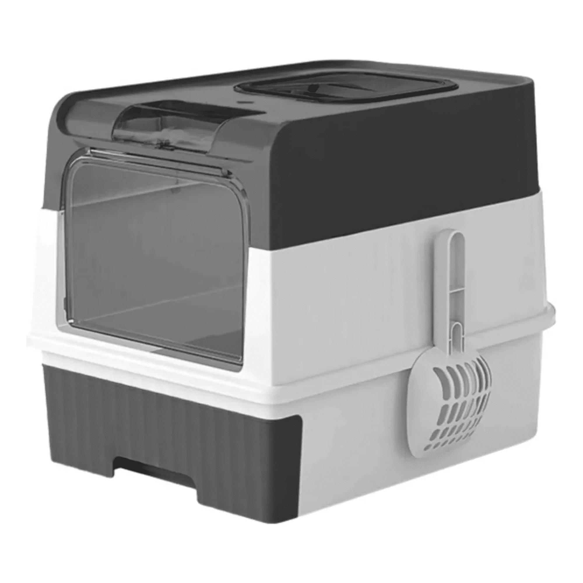 Genérico - Arenero Sanitario Cerrado Grande Para Gatos + Pala