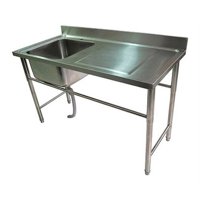 Ecobeck - Lavafondo 1 Tacho Rlf-1 1450, 1450X600X900 Mm Secador Al Lado Derecho