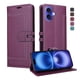 thumbnail image 4 of Premium Wallet Case for iPhone 17 with Card Slots & Kickstand, Flip Cover Purple, 4 of 6