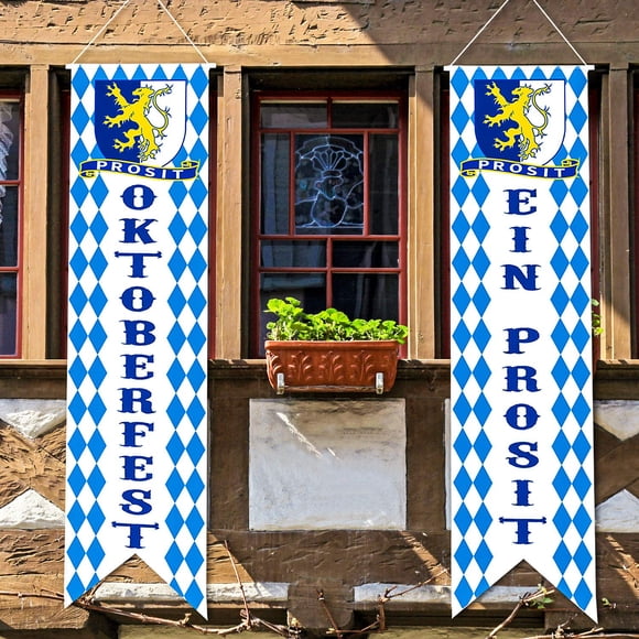 Set de decoración Banner Blulu para el Oktoberfest, 2 unidades