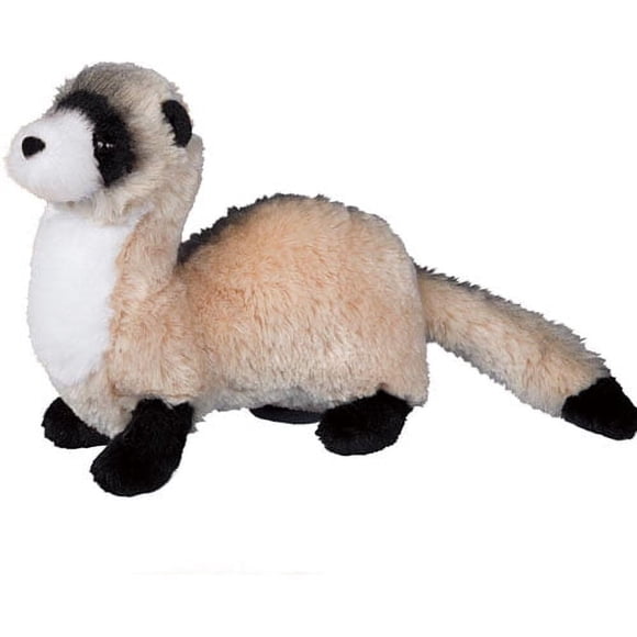 Peluche Douglas Dapper Ferret de peluche con patas negras, 18 cm