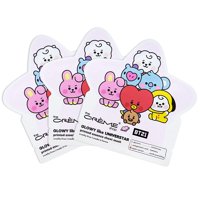 The Crème Shop - Mascarilla Facial Con Estampado De Estrellas Glowy Like Universtar Glicerina Ácido Poliglutámico Extracto De Manzana