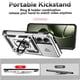 thumbnail image 5 of Estuche GANGXUN para Xiaomi 14T, soporte giratorio 360°, estilo mecánico y magnético, 5 of 5