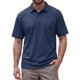 thumbnail image 1 of INSPIRE CHIC Camisa Polo Retro para Hombre de Manga Corta Verano Camisas Polo Vintage XXL Azul Marino, 1 of 5
