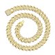 thumbnail image 5 of Collar De Cadena De Eslabones Cubanos Joyería De Hip Hop Decoración Hecha A Mano Bling Durable Aureate 50cm, 5 of 5