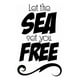 thumbnail image 1 of Decomural Let The Sea Set You Free Travel WS-43909, 1 of 2