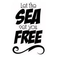 Rienda Libre Graphics - Decomural Let The Sea Set You Free Travel Ws-43909