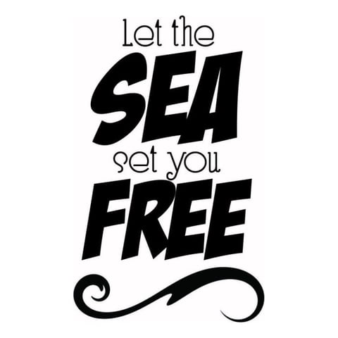 Rienda Libre Graphics - Decomural Let The Sea Set You Free Travel Ws-43909