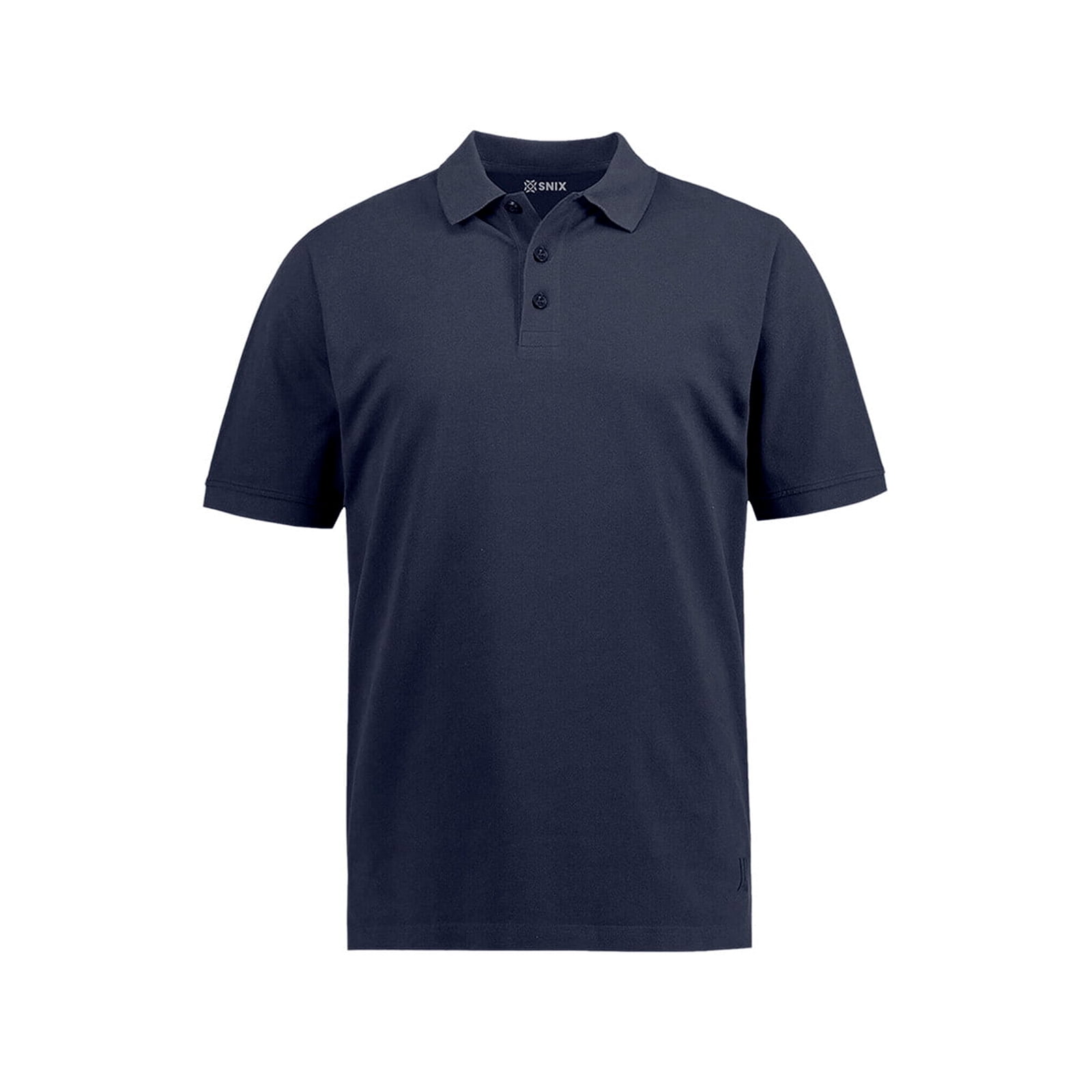 Snix - Polera Pique Manga Corta Azul Marino Talla S