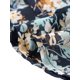 thumbnail image 5 of INSPIRE CHIC Vestido de Chifón Floral con Volantes, Manga con Volantes, Escote en V con Lazo, por Encima de la Rodilla, Línea A, para Mujer, Talla XS, Azul Marino, 5 of 7