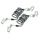 thumbnail image 1 of Par de cables de seguridad enrollados Demco 9523003 con ganchos, 1 of 2