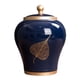 thumbnail image 3 of Tarro De Jengibre De Porcelana De Estilo Chino Tarro De Almacenamiento Florero De Cerámica Decorativo Azul, 3 of 3
