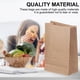 thumbnail image 4 of Bolsas de papel kraft multiusos para comestibles y almuerzo, bolsas de papel marrón para compras, almacenamiento, botes de basura pequeños y más, 50 unidades, 4 of 6