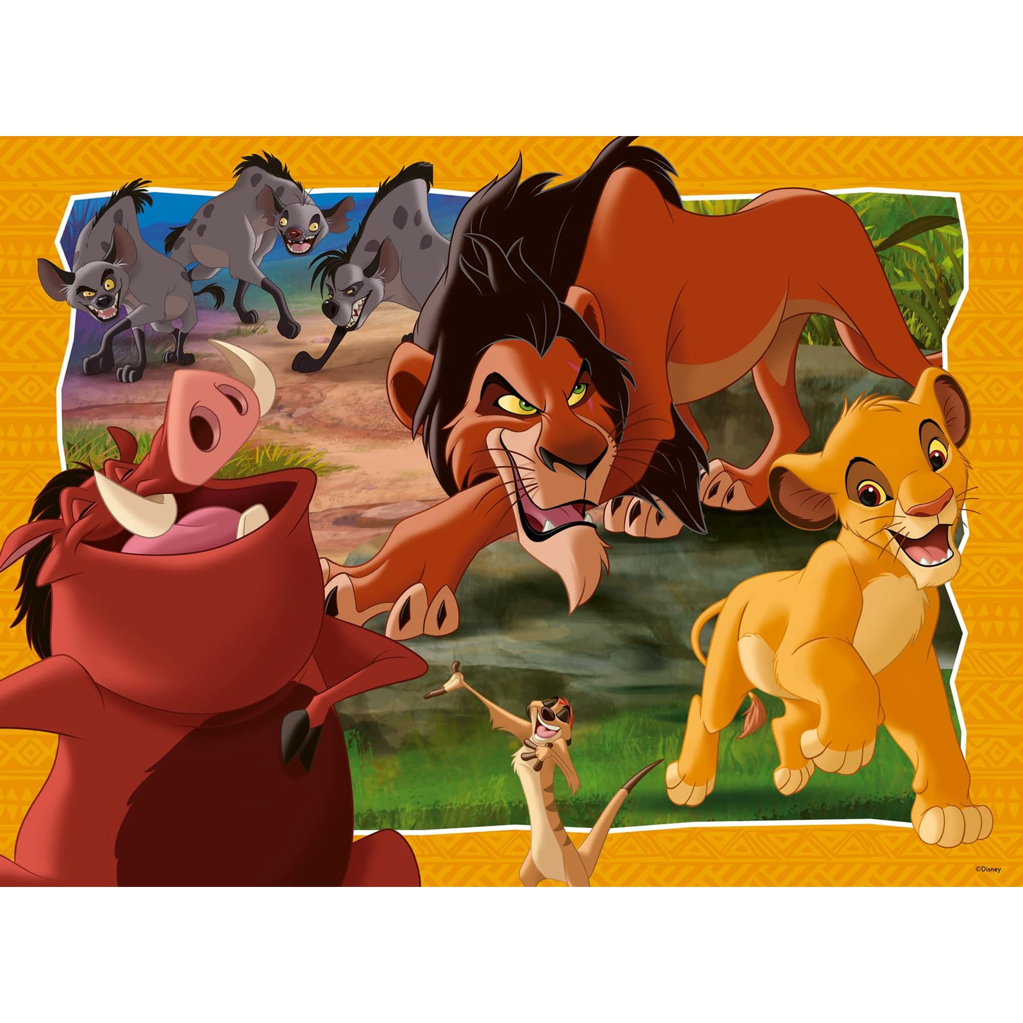 Rompecabezas Ravensburger Disney El Rey León, 200 Piezas, Para Niños