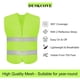 thumbnail image 3 of Chalecos de seguridad de alta visibilidad (paquete de 10) para tráfico, carreras, topógrafos y guardias de seguridad. Chaleco de construcción con 2 bandas reflectantes., 3 of 6